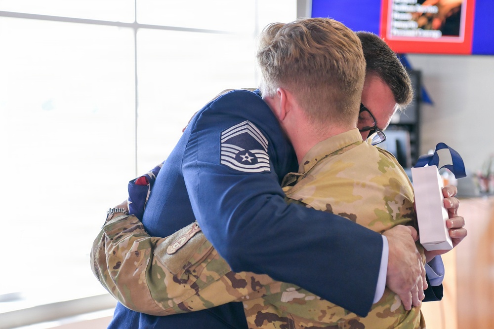 CMSgt Bowden retires from the 178th Wing