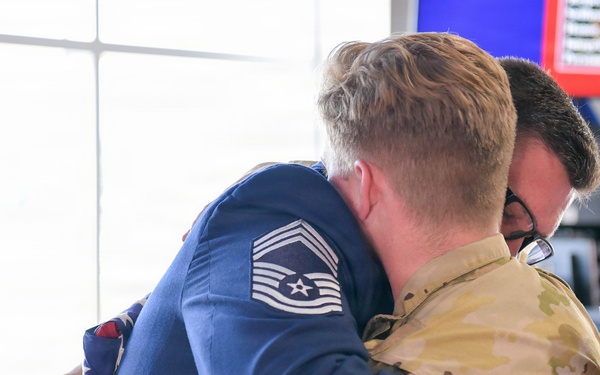 CMSgt Bowden retires from the 178th Wing