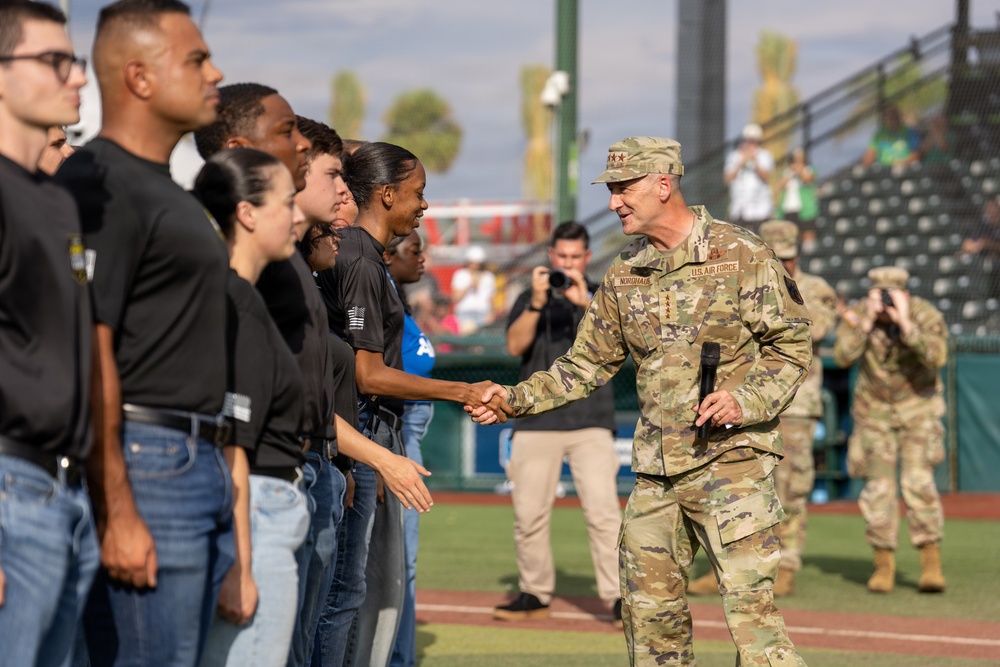 CNGB administers oath of enlistment to incoming FLNG members