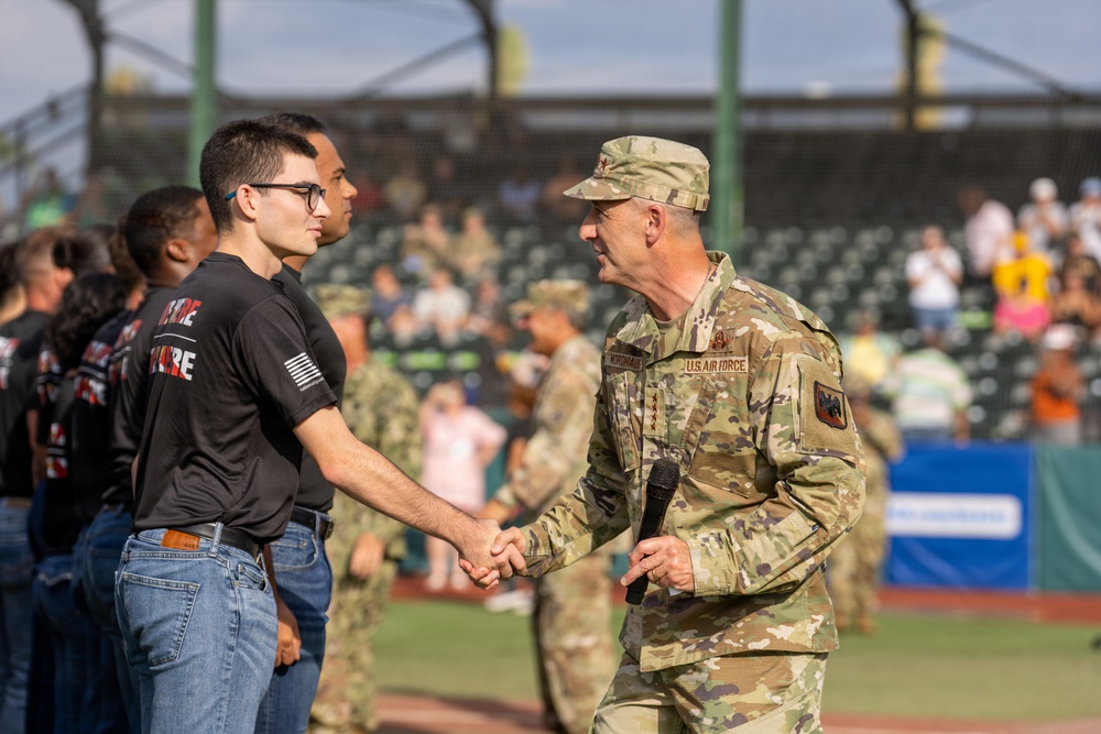 CNGB administers oath of enlistment to incoming FLNG members