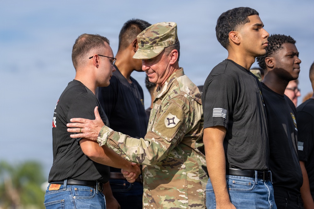 CNGB administers oath of enlistment to incoming FLNG members