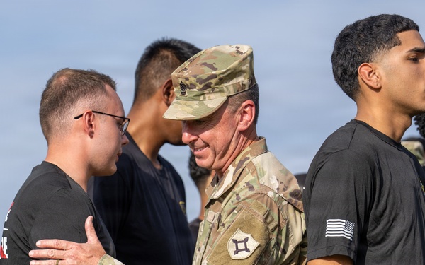 CNGB administers oath of enlistment to incoming FLNG members