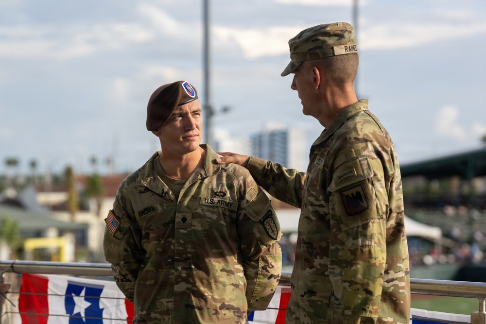 CNGB administers oath of enlistment to incoming FLNG members