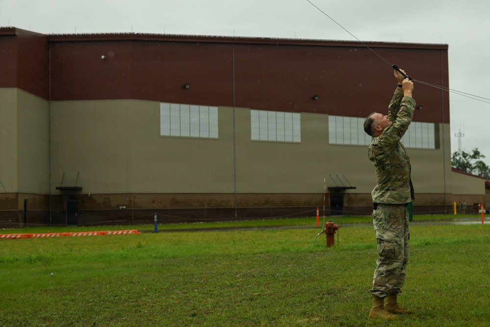 110th Communications Squadron sets up mobile 5G tower during Northern Strike 26-2