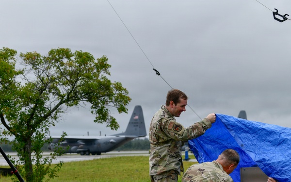 110th Communications Squadron sets up mobile 5G tower during Northern Strike 26-2