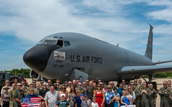 Maj. Matthew Tompkins final flight