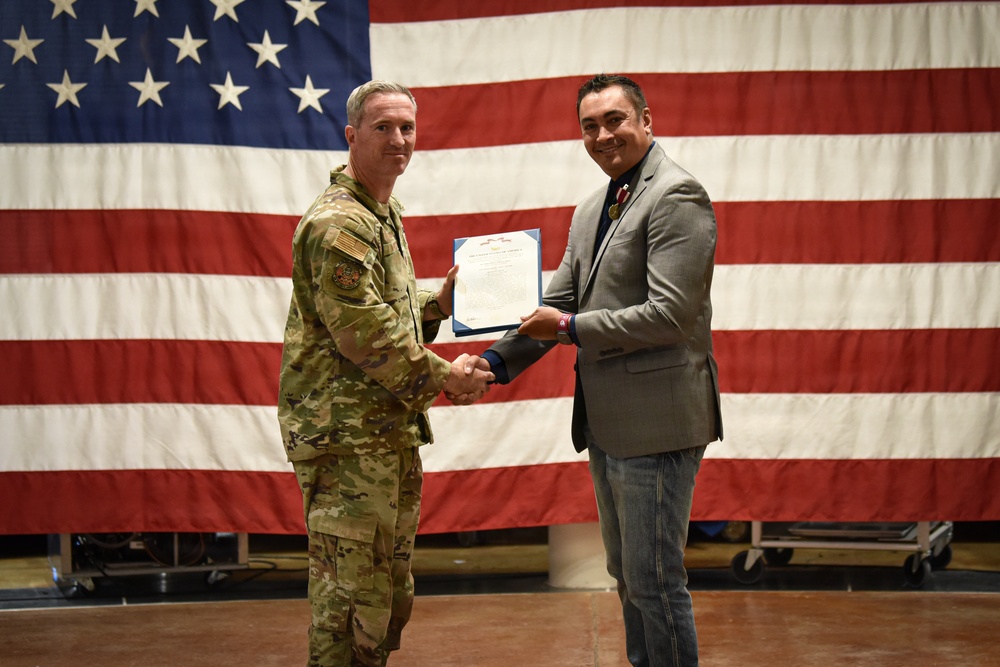 Chief Master Sgt. Jason Castleman retirement ceremony