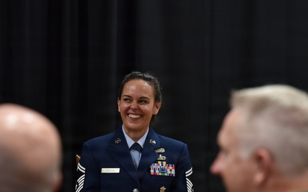 138th Fighter Wing celebrates SMSgt Bonnie Smith's Retirement