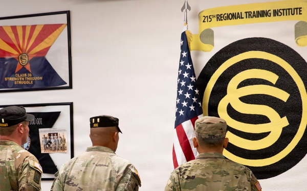 Arizona Army National Guard 215th RTI OCS change of command ceremony