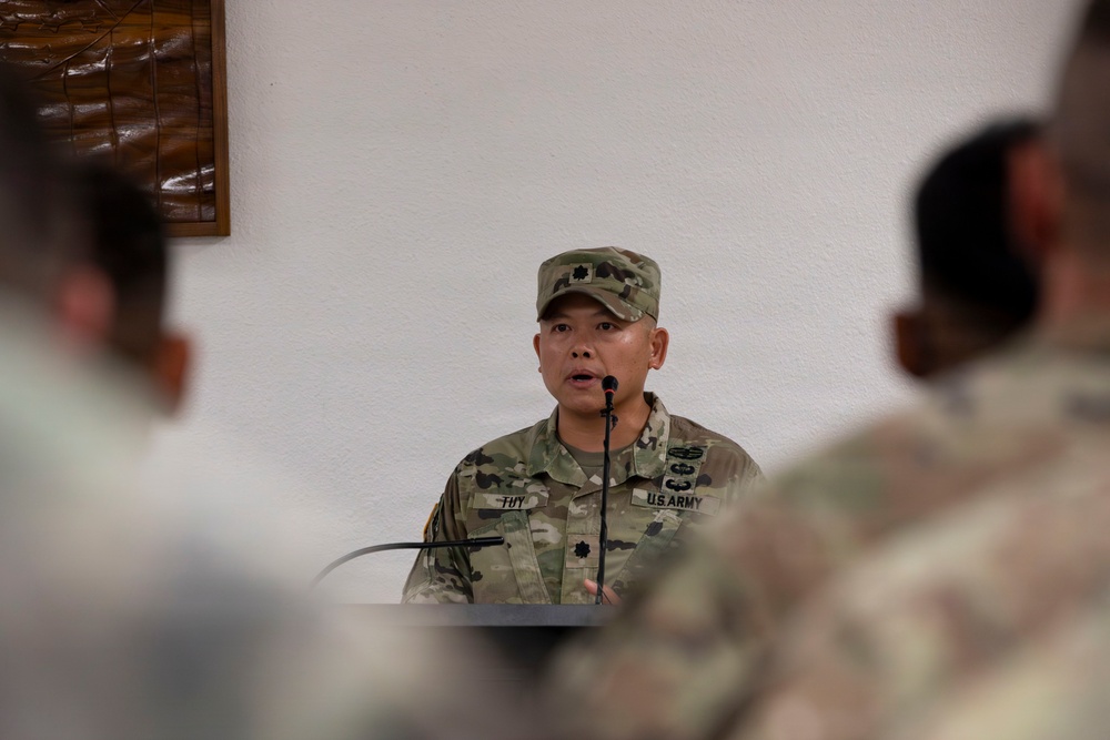 Arizona Army National Guard 215th RTI OCS change of command ceremony