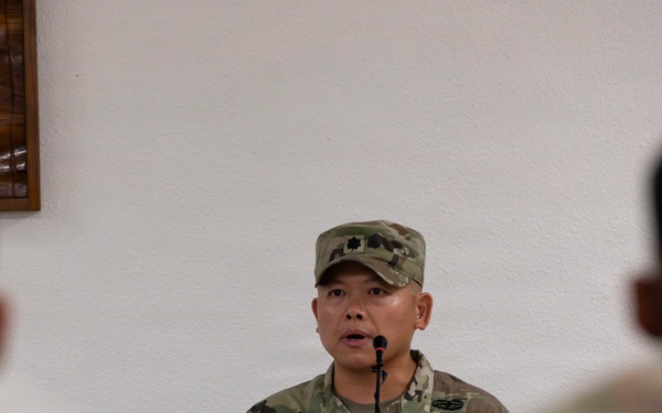 Arizona Army National Guard 215th RTI OCS change of command ceremony