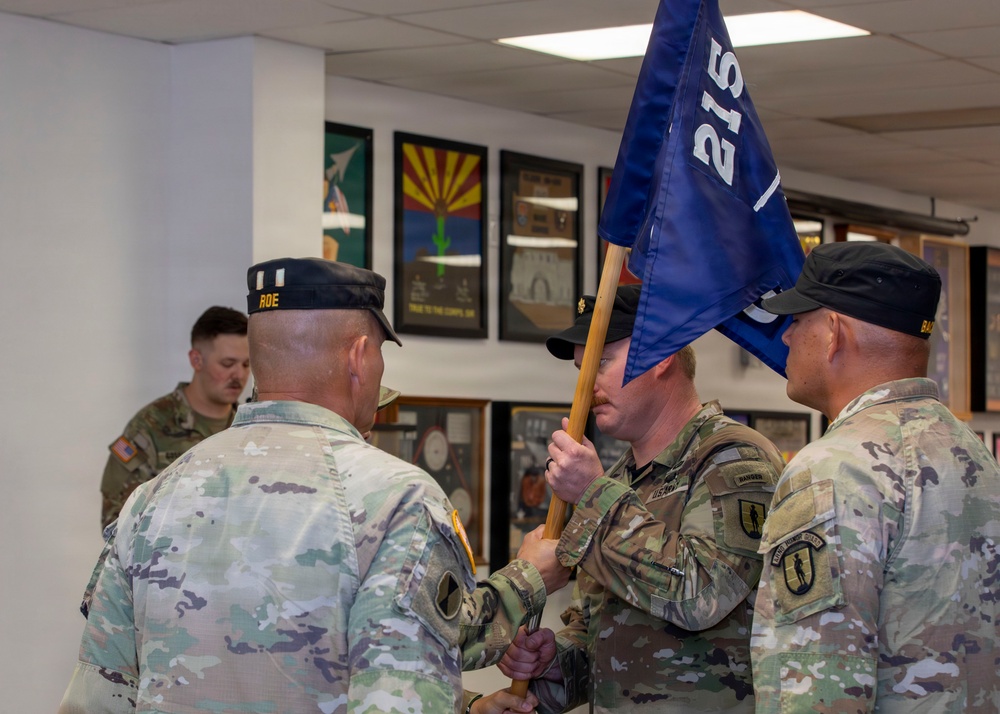 Arizona Army National Guard 215th RTI OCS change of command ceremony