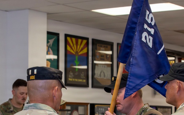 Arizona Army National Guard 215th RTI OCS change of command ceremony