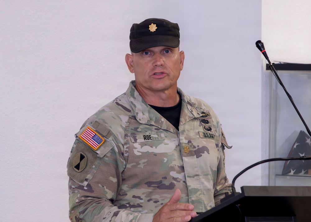 Arizona Army National Guard 215th RTI OCS change of command ceremony