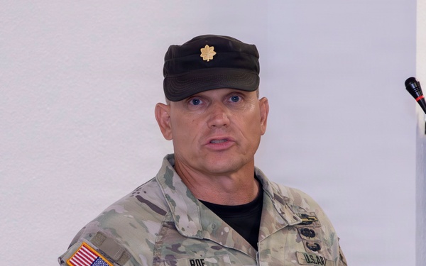 Arizona Army National Guard 215th RTI OCS change of command ceremony