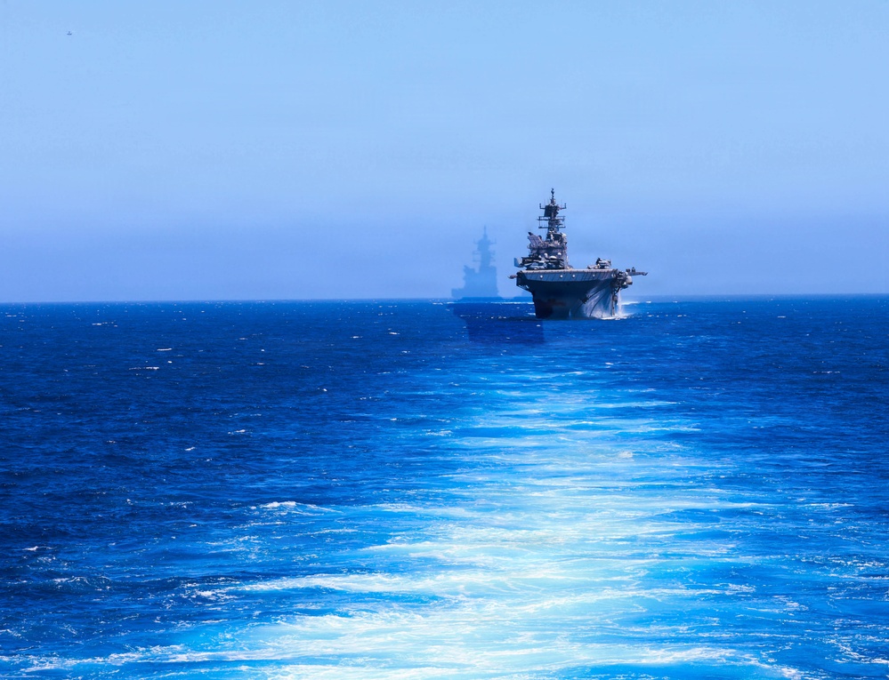 John P. Murtha Conducts ARGMEUEX With Makin Island Amphibious Ready Group