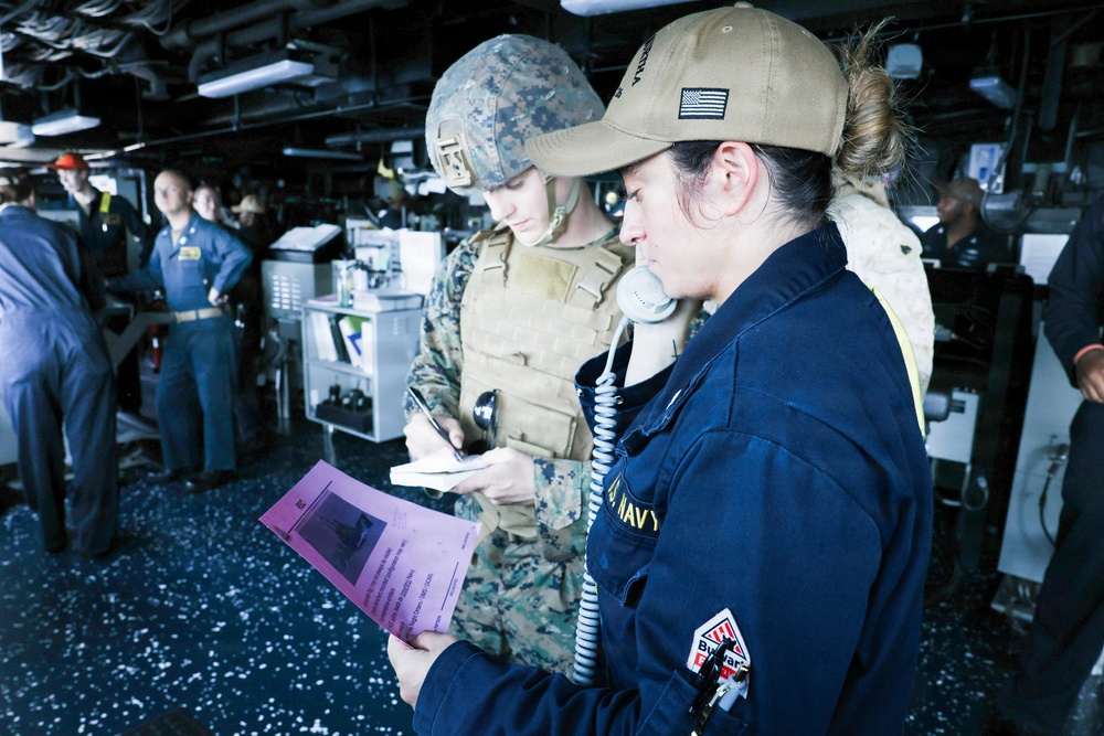 John P. Murtha Conducts ARGMEUEX With Makin Island Amphibious Ready Group