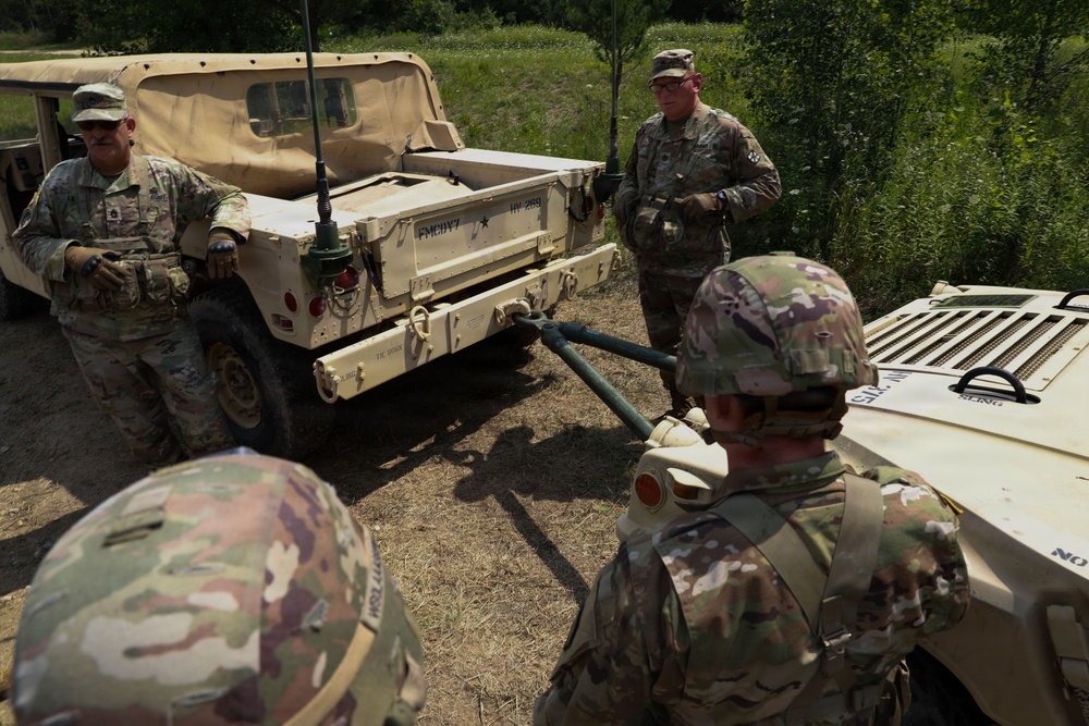 639th Transportation Company executes vehicle recovery training during WAREX