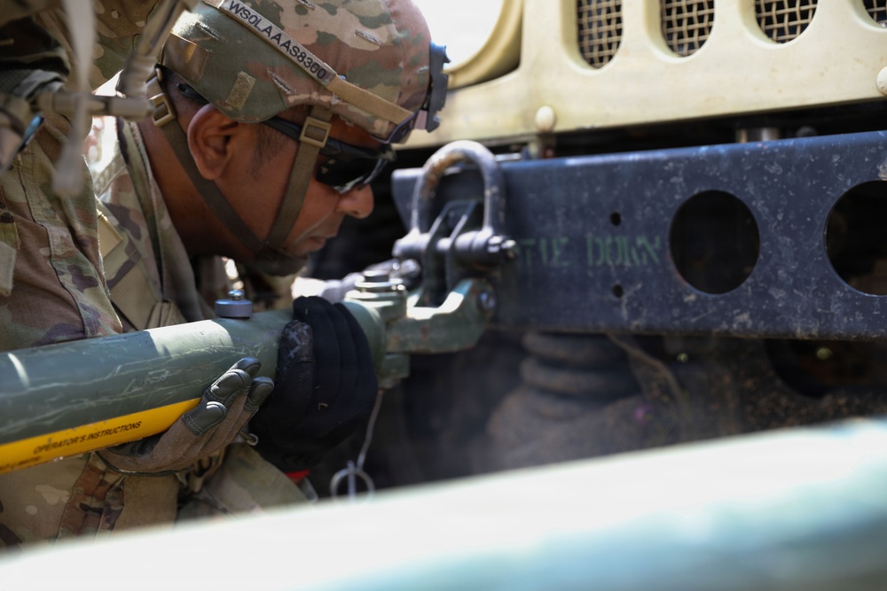 639th Transportation Company executes vehicle recovery training during WAREX