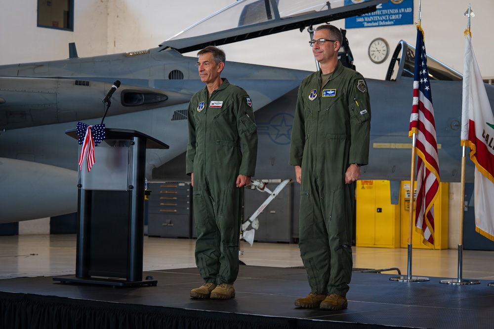 144 Fighter Wing Change of Command