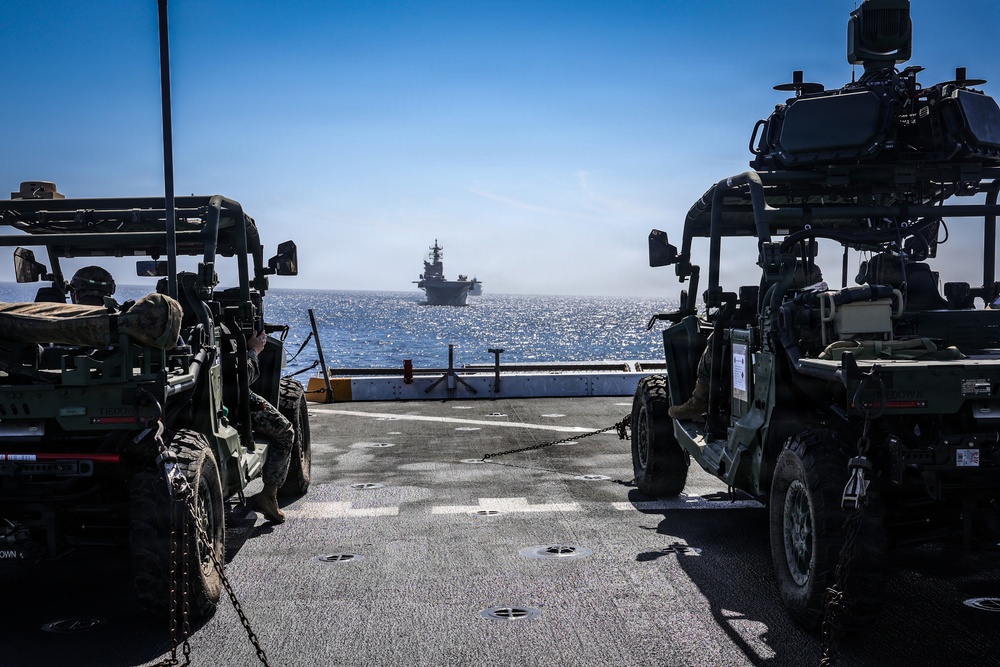 John P. Murtha Conducts ARGMEUEX With Makin Island Amphibious Ready Group