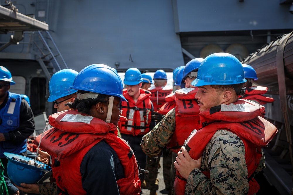 John P. Murtha Conducts ARGMEUEX With Makin Island Amphibious Ready Group