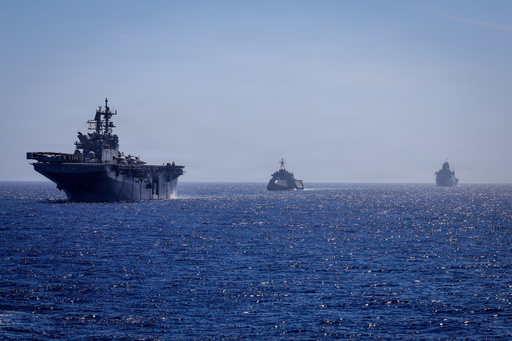 John P. Murtha Conducts ARGMEUEX With Makin Island Amphibious Ready Group