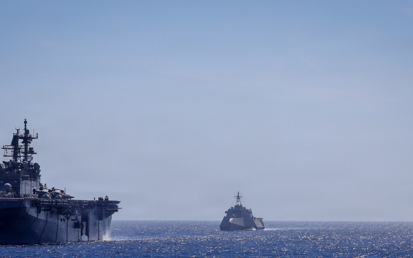 John P. Murtha Conducts ARGMEUEX With Makin Island Amphibious Ready Group