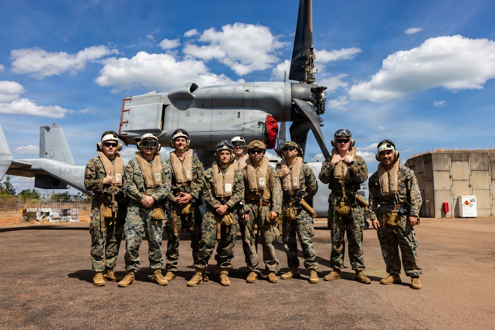 MRF-D Marines conduct routine flight operations