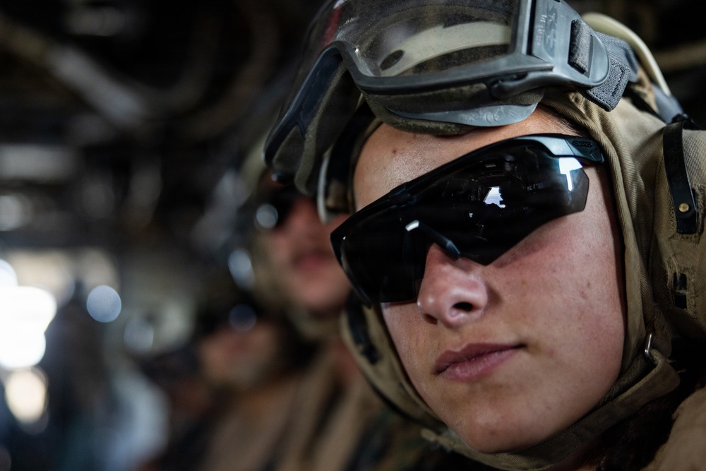 MRF-D Marines conduct routine flight operations