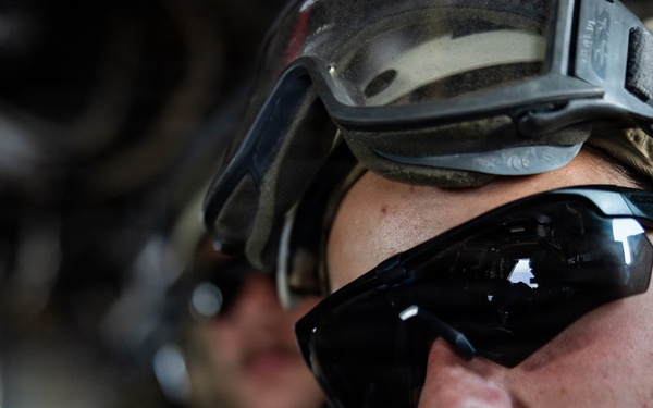 MRF-D Marines conduct routine flight operations