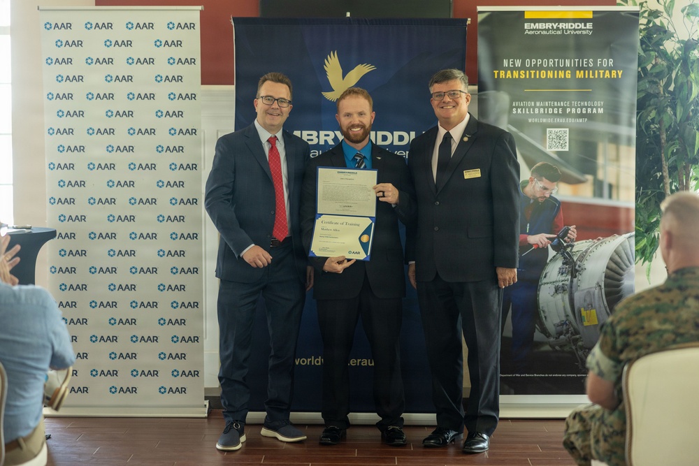 U.S. Marines Graduate Embry-Riddle Aeronautical University Skillbridge