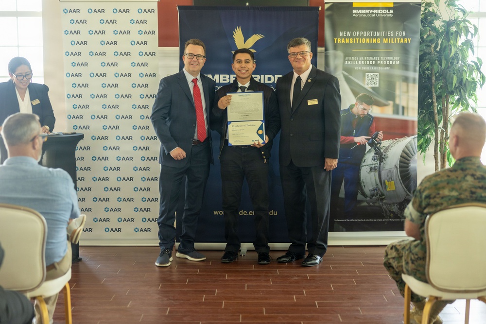 U.S. Marines Graduate Embry-Riddle Aeronautical University Skillbridge