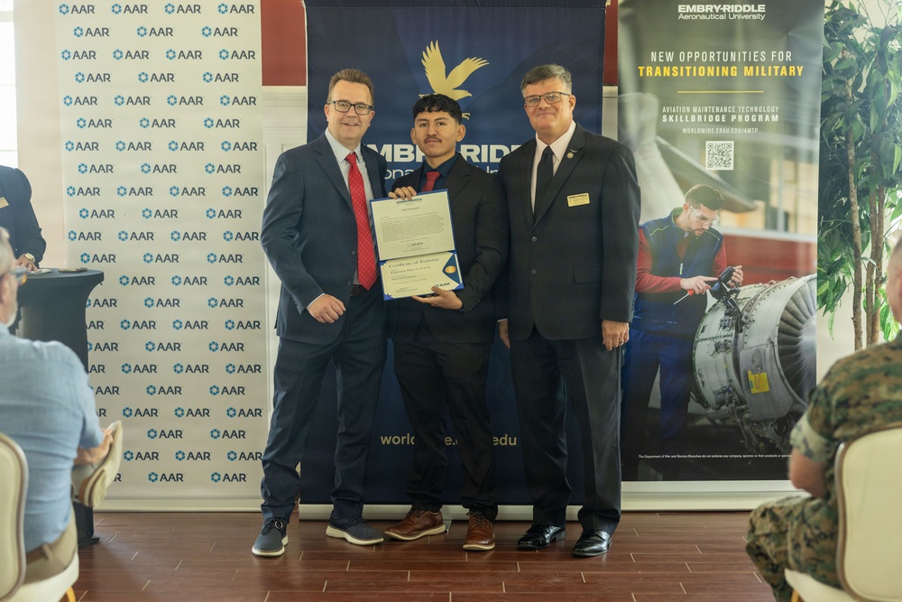 U.S. Marines Graduate Embry-Riddle Aeronautical University Skillbridge