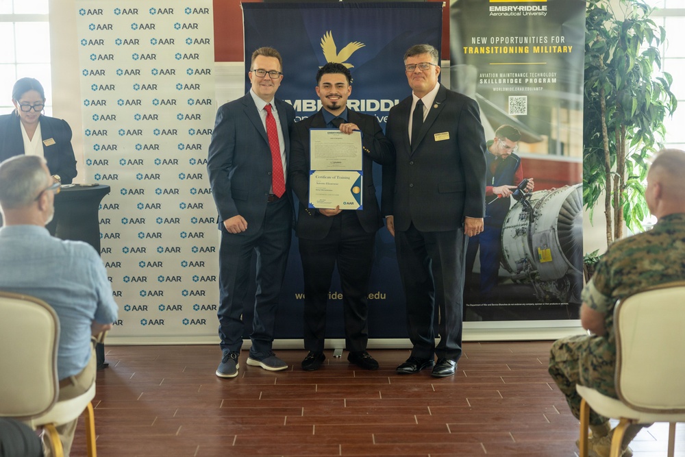 U.S. Marines Graduate Embry-Riddle Aeronautical University Skillbridge