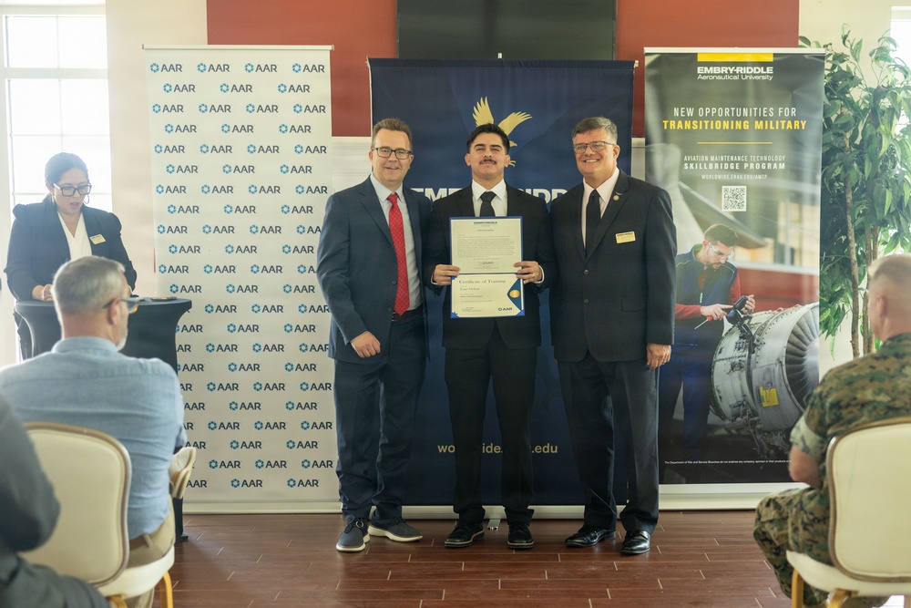 U.S. Marines Graduate Embry-Riddle Aeronautical University Skillbridge