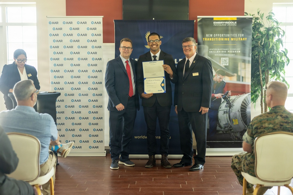 U.S. Marines Graduate Embry-Riddle Aeronautical University Skillbridge