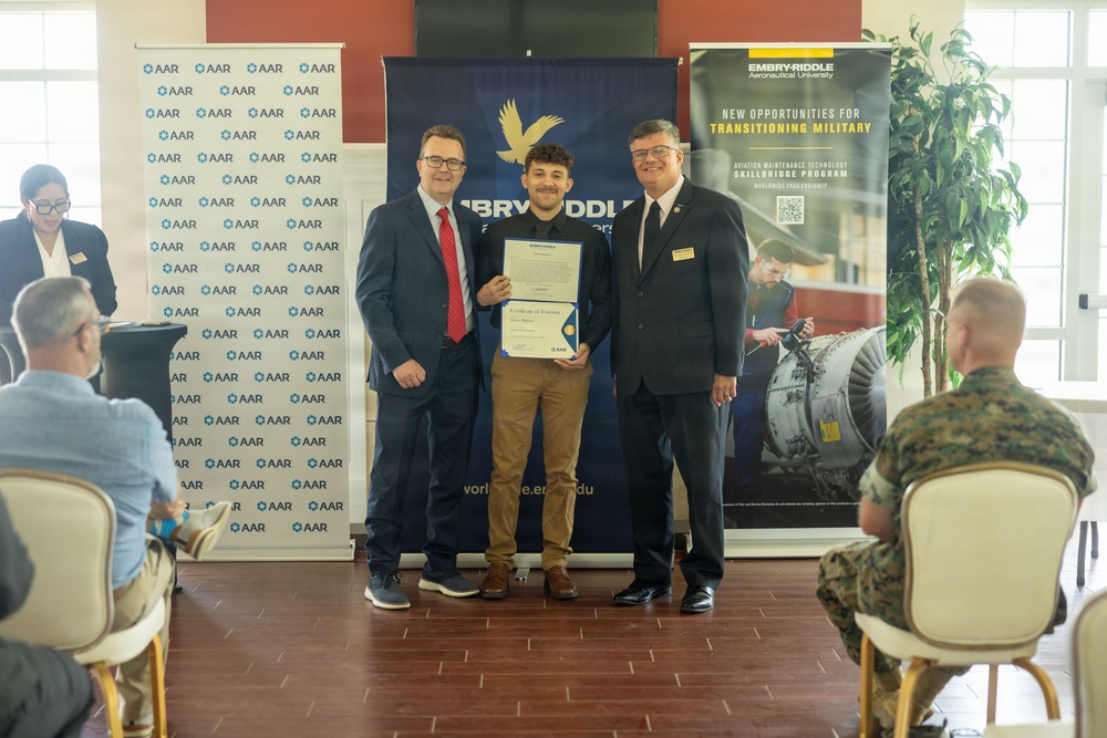 U.S. Marines Graduate Embry-Riddle Aeronautical University Skillbridge