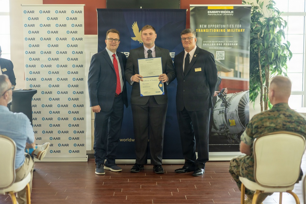 U.S. Marines Graduate Embry-Riddle Aeronautical University Skillbridge