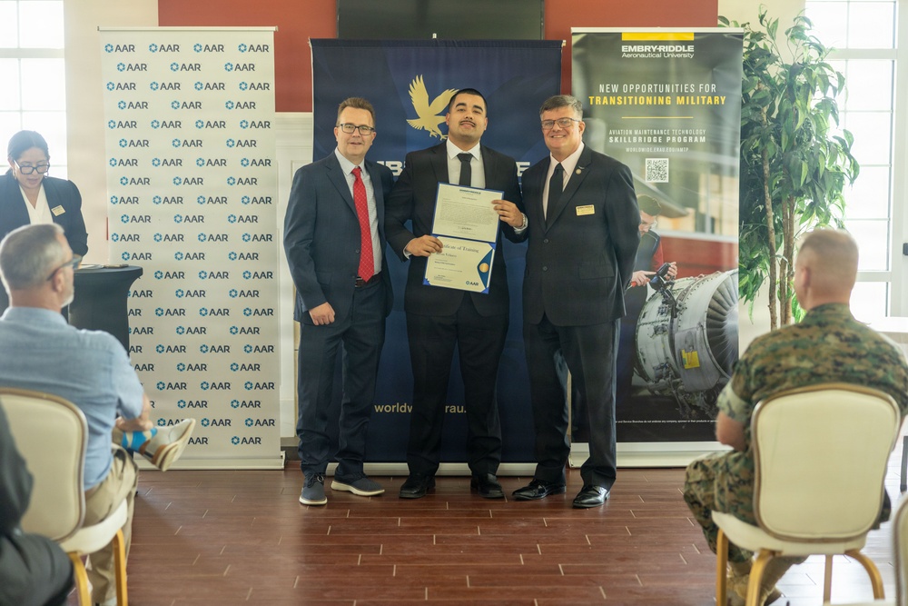 U.S. Marines Graduate Embry-Riddle Aeronautical University Skillbridge