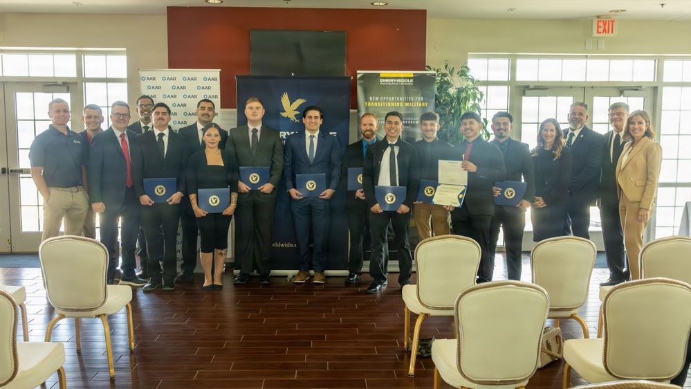 U.S. Marines Graduate Embry-Riddle Aeronautical University Skillbridge