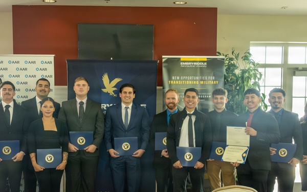 U.S. Marines Graduate Embry-Riddle Aeronautical University Skillbridge