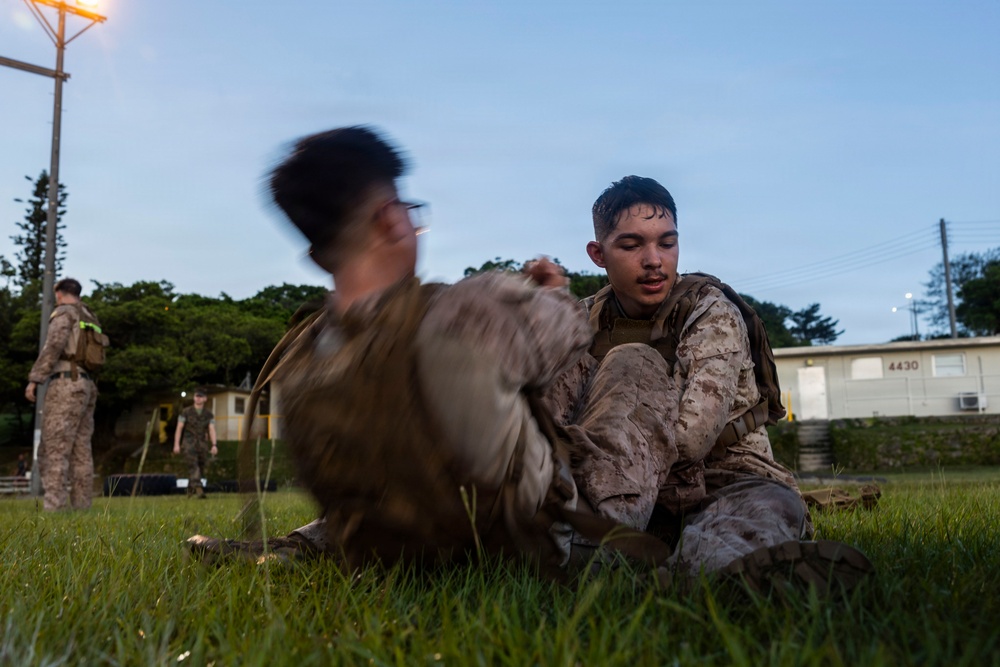 U.S. Marines Participate in a MCMAP Course