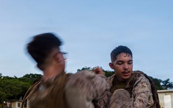 U.S. Marines Participate in a MCMAP Course