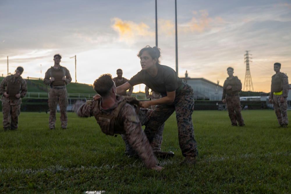 U.S. Marines Participate in a MCMAP Course