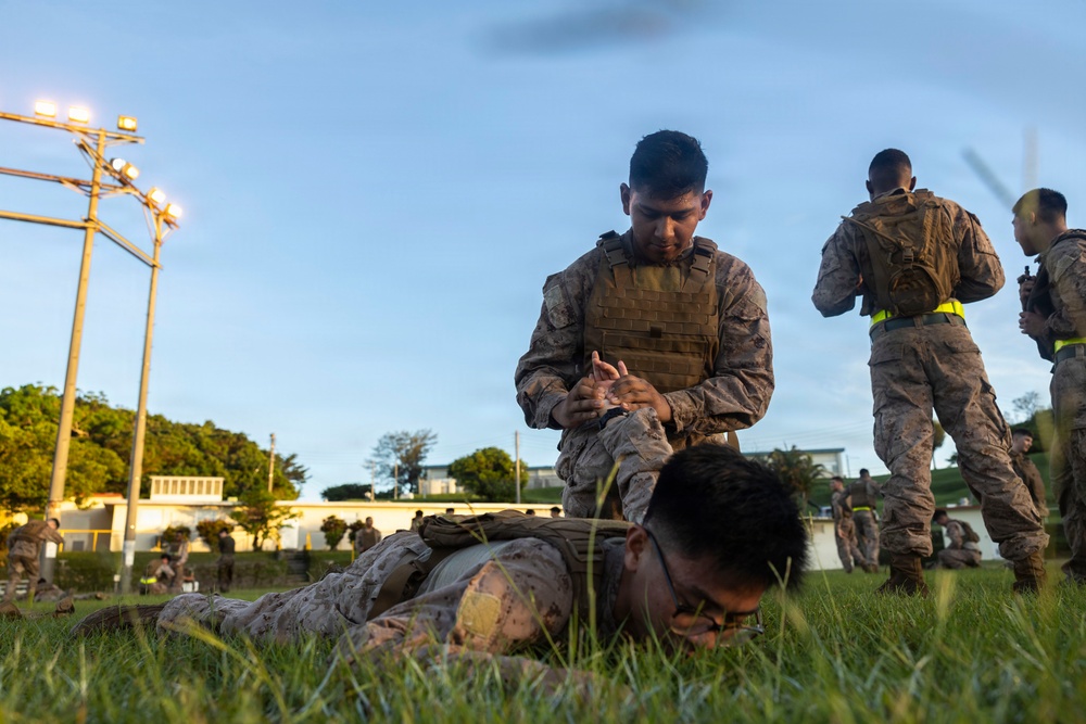 U.S. Marines Participate in a MCMAP Course