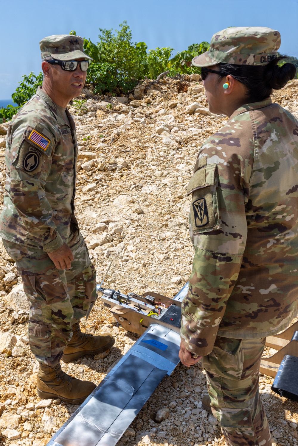 Maj. Gen. Lance Okamura Views Tenacious Archer Live Fire Exercise