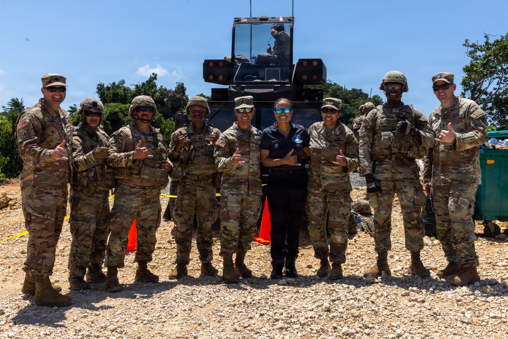 Maj. Gen. Lance Okamura Views Tenacious Archer Live Fire Exercise