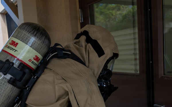 MWSS-171 responds to a simulated chemical attack during KMEP 26.2