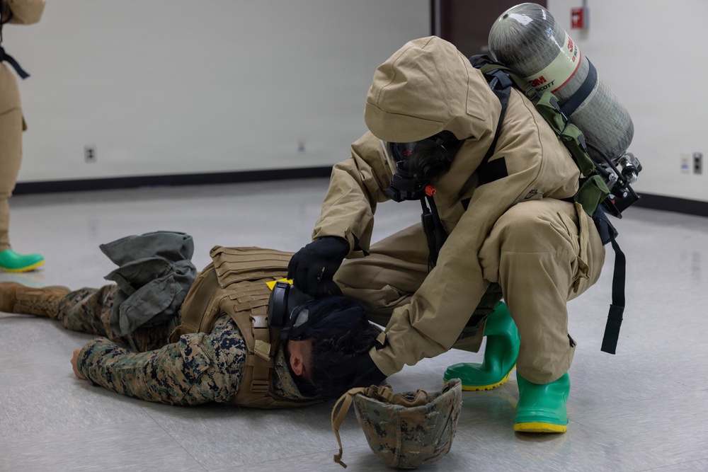MWSS-171 responds to a simulated chemical attack during KMEP 26.2